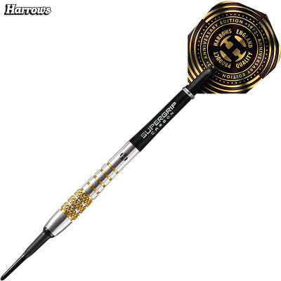 Harrows Soft Darts Boxer Bomb 50 Years Golden Anniversary Edition 90% Tungsten Softtip Dart Softdart 18 g