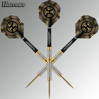 Harrows Steel Darts Magnum 50 Years Golden Anniversary Edition 97% Tungsten Steeltip Dart Steeldart