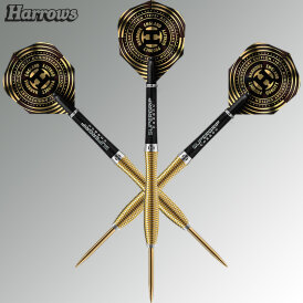 Harrows Steel Darts V-Wing 50 Years Golden Anniversary Edition 90% Tungsten Steeltip Dart Steeldart 25 g
