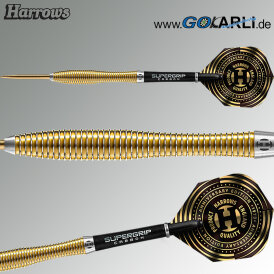 Harrows Steel Darts V-Wing 50 Years Golden Anniversary Edition 90% Tungsten Steeltip Dart Steeldart 25 g