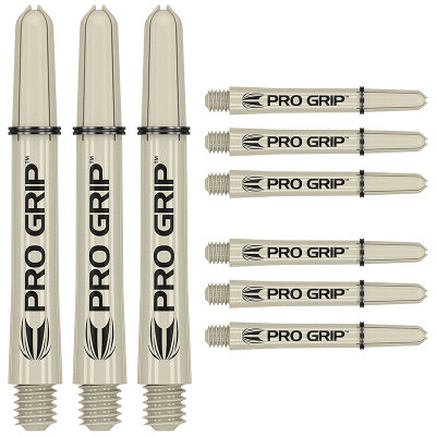 Target Pro Grip Shaft 3 3er Satz Dartshafts mit Aluminium Ring Sand IM Intermediate