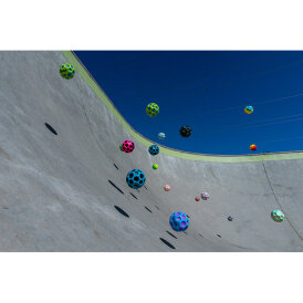 Waboba Moon Ball Martian Extreme Bouncing Springball Sprungball Blau Lila