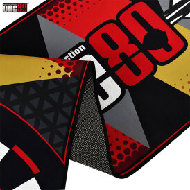 one80 Dart Poly Dart Mat Dartteppich incl. Oche Tape rutschfeste gummierte Unterseite 310x70 cm Logo