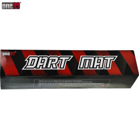 one80 Dart Poly Dart Mat Dartteppich incl. Oche Tape rutschfeste gummierte Unterseite 310x70 cm Logo