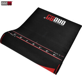 one80 Dart Poly Dart Mat Dartteppich incl. Oche Tape rutschfeste gummierte Unterseite 310x70 cm Glory