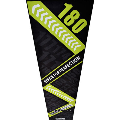 one80 Dart Poly Dart Mat Dartteppich incl. Oche Tape rutschfeste gummierte Unterseite 310x70 cm Perfection