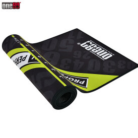 one80 Dart Poly Dart Mat Dartteppich incl. Oche Tape rutschfeste gummierte Unterseite 310x70 cm Perfection
