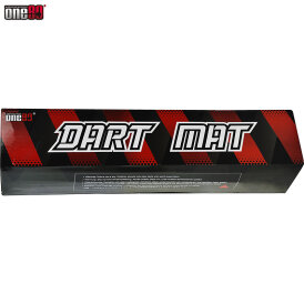 one80 Dart Poly Dart Mat Dartteppich incl. Oche Tape rutschfeste gummierte Unterseite 310x70 cm Perfection
