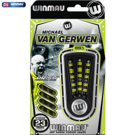 Winmau Steel Darts MvG Michael van Gerwen Pro-Series 85% Range Tungsten Steeltip Dart Steeldart 23 g