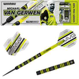 Winmau Steel Darts MvG Michael van Gerwen Pro-Series 85% Range Tungsten Steeltip Dart Steeldart 23 g