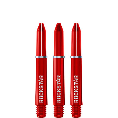 Winmau Signature Joe Cullen Rockstar Shaft mit Aluminium Ring Rot S Kurz