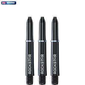 Winmau Signature Joe Cullen Rockstar Shaft mit Aluminium Ring Schwarz S Kurz