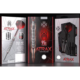 Harrows Steel Darts Atrax 95% Tungsten Steeltip Dart Steeldart 23 g