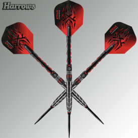 Harrows Steel Darts Atrax 95% Tungsten Steeltip Dart Steeldart 24 g