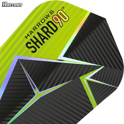 Harrows Dart Shard Prime Dart Flight speziell laminiert Design 2023