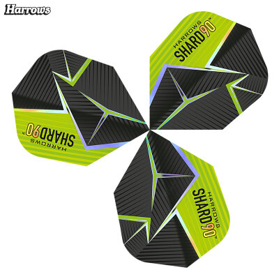 Harrows Dart Shard Prime Dart Flight speziell laminiert Design 2023
