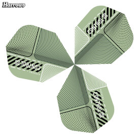 Harrows Dart Control Prime Dart Flight speziell laminiert Design 2023