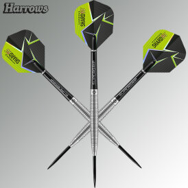 Harrows Steel Darts Shard 90% Tungsten Steeltip Dart Steeldart 24 g