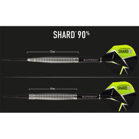 Harrows Soft Darts Shard 90% Tungsten Softtip Dart Softdart 18 g