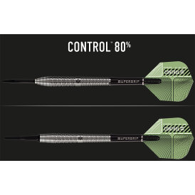 Harrows Steel Darts Control Tapered 80% Tungsten Steeltip Dart Steeldart 21 g