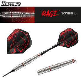 Harrows Soft Darts Rage Edelstahl / Inox beschichtet Softtip Dart Softdart