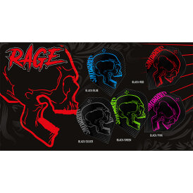 Harrows Dart Rage Dart Flight speziell laminiert Design 2023 Silber