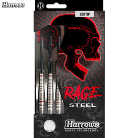 Harrows Steel Darts Rage Edelstahl / Inox beschichtet Steeltip Dart Steeldart 22 g