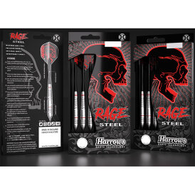 Harrows Steel Darts Rage Edelstahl / Inox beschichtet Steeltip Dart Steeldart 23 g