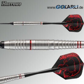 Harrows Soft Darts Rage Edelstahl / Inox beschichtet Softtip Dart Softdart 18 g