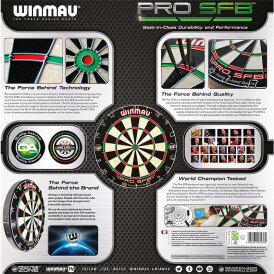 *B-Ware* / Winmau PRO SFB Bristle Dart Board - Trainingsboard