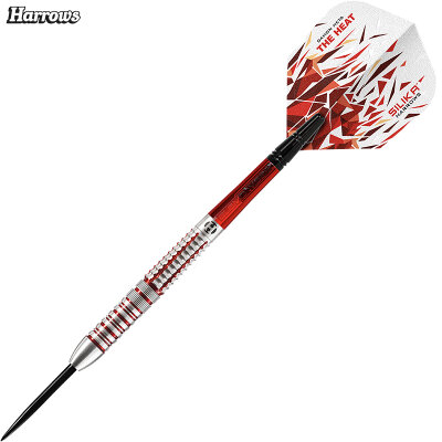 Harrows Steel Darts Damon Heta The Heat Series 2 90% Tungsten Steeltip Dart Steeldart
