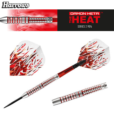 Harrows Steel Darts Damon Heta The Heat Series 2 90% Tungsten Steeltip Dart Steeldart
