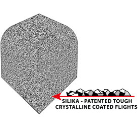 Harrows Dart Silika Solid Plain Dart Flight speziell laminiert in 6 verschiedenen Designs 2023