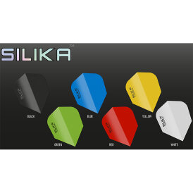 Harrows Dart Silika Solid Plain Dart Flight speziell laminiert Design 2023 Rot