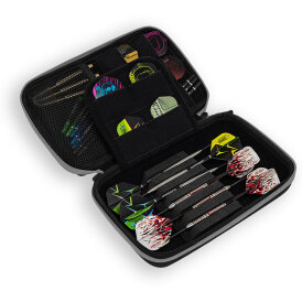 Harrows Dart Smart Pocket Case XL 6 Dart Case Darttasche Dartcase Dartbox Wallet Schwarz/Grau