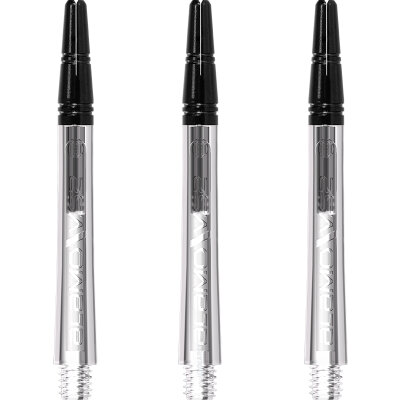 Harrows Dart Shaft Alamo VS2 mit Aluminium Top Dartshaft M Mittel Klar