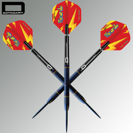 Datadart Steel Darts Ricardo Pietreczko Pikachu Black 90% Tungsten Steeltip Darts Steeldart