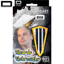 Datadart Steel Darts Ricardo Pietreczko Pikachu Black 90% Tungsten Steeltip Darts Steeldart