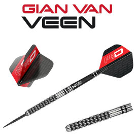 Red Dragon Steel Darts Gian van Veen The Giant 90% Tungsten Steeltip Dart Steeldart 21 g