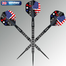 Winmau Steel Darts Player Edition Leonard Gates Soulger 90% Tungsten Steeltip Dart Steeldart 24 g