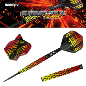 Winmau Steel Darts Firestorm Flame konisch 90% Tungsten Steeltip Dart Steeldart