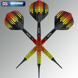 Winmau Soft Darts Firestorm Flame konisch 90% Tungsten Softtip Dart Softdart 20 g
