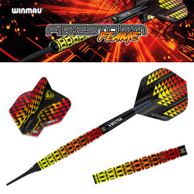 Winmau Soft Darts Firestorm Flame konisch 90% Tungsten Softtip Dart Softdart 20 g