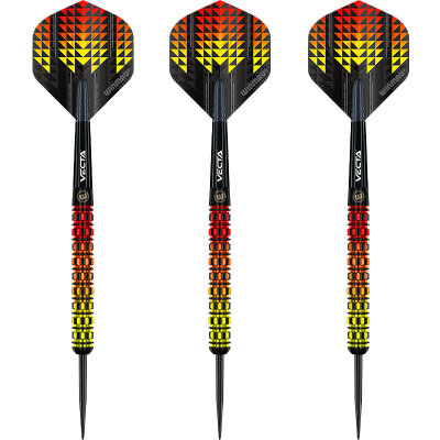 Winmau Steel Darts Firestorm Flame 90% Tungsten Steeltip Dart Steeldart 24 g