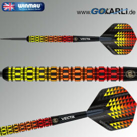 Winmau Steel Darts Firestorm Flame 90% Tungsten Steeltip Dart Steeldart 24 g
