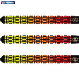Winmau Steel Darts Firestorm Flame 90% Tungsten Steeltip Dart Steeldart 24 g