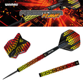 Winmau Steel Darts Firestorm Flame 90% Tungsten Steeltip Dart Steeldart 24 g
