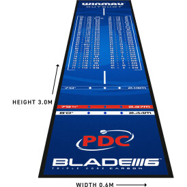 Winmau Dart Outshot PDC Dart Mat Dartmatte Dartteppich