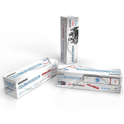 Winmau Dart Clearzone transparente PVC Dart Mat mit integrierter Oche Dartmatte