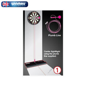 Winmau Dart Sightright 3 Oche Abwurflinie Dart Abstandslinie